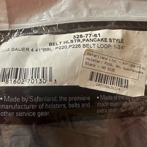 Sig Sauer Belt Holster Safariland